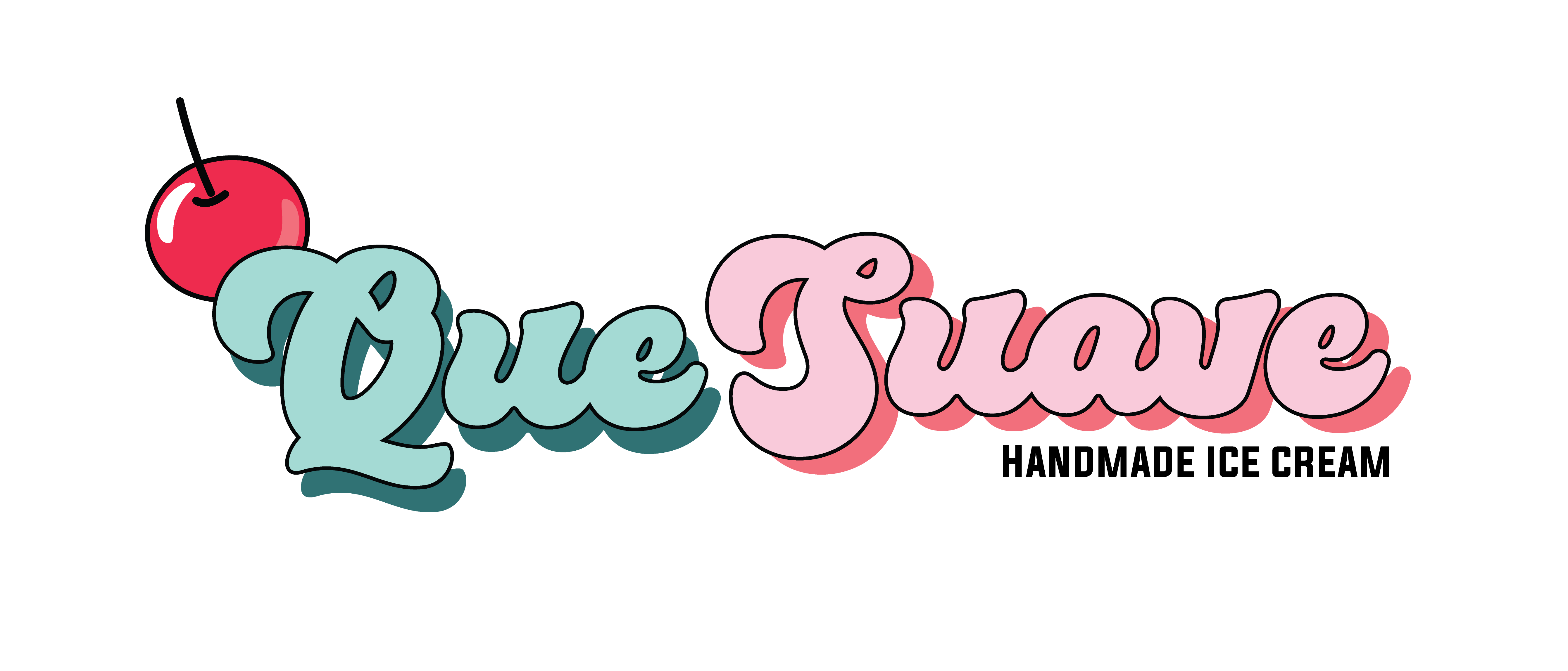 Que Suave Handmade Ice Cream Logo